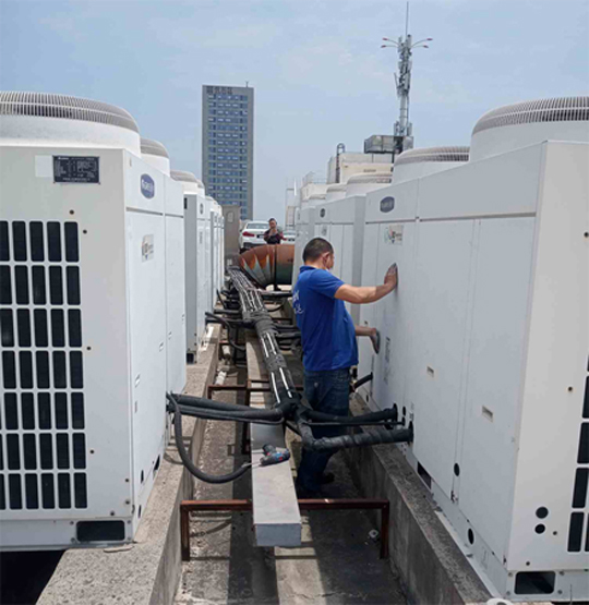 馆陶中央空调制热和不制冷系统维修方法